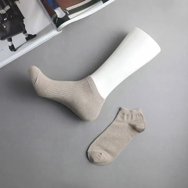【哈囉喬伊】韓國襪子 基本款素色加大男性短襪 男襪 M33(正韓直送 型男必備 棉襪 短襪 船型襪)
