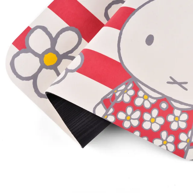 【Miffy 米飛】10秒頂吸 軟式珪藻土吸水地墊 小白花 兔年 交換禮物(60x40cm)