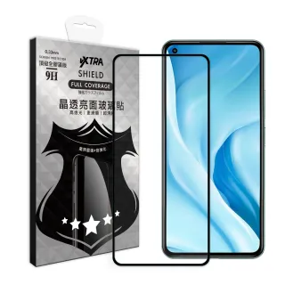 【VXTRA】小米 11 Lite 5G NE / 11 Lite 共用 全膠貼合 滿版疏水疏油9H鋼化頂級玻璃膜-黑