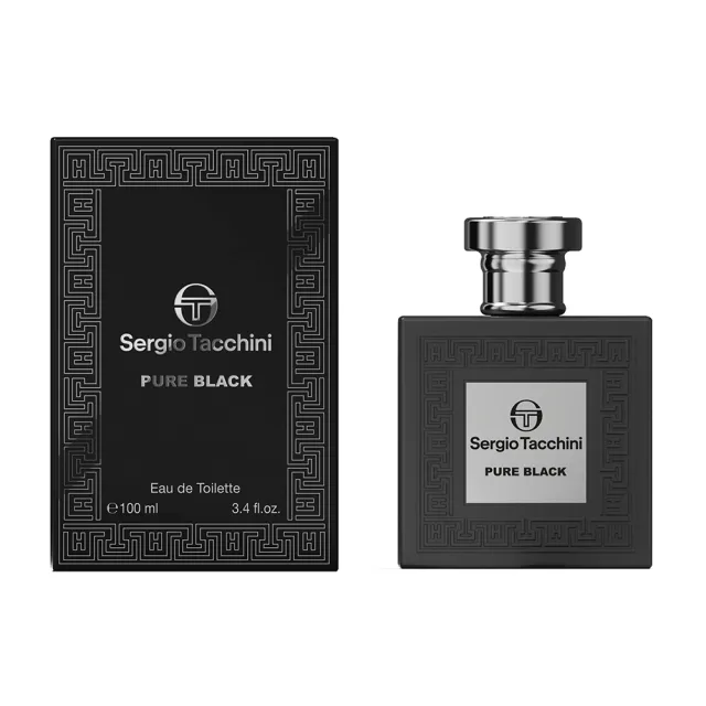 【Sergio Tacchini】塞爾吉奧·塔基尼 純粹勁黑淡香水 100ml(專櫃公司貨)