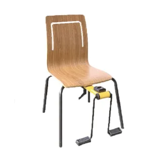 【海夫健康生活館】祐奇 人體工學 木質舒背 微運動 彈背椅