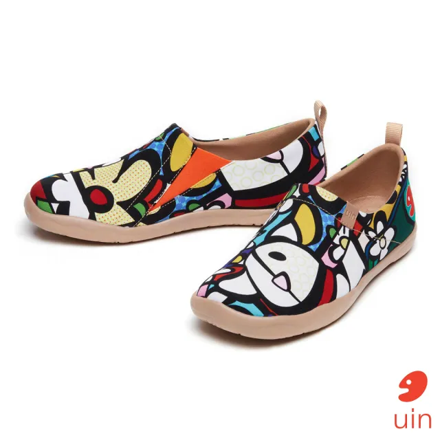【uin】西班牙原創設計 男鞋 夢幻花園彩繪休閒鞋M1010008(彩繪)