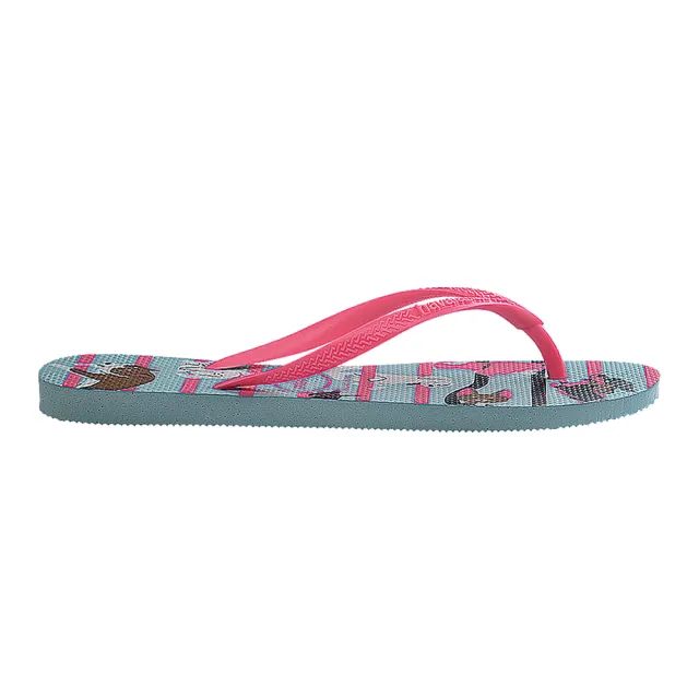 【havaianas 哈瓦仕】拖鞋 童鞋 兒童 夾腳拖 狗狗 巴西 Kids Slim Pets 藍色 4132567-2404K(哈瓦士)