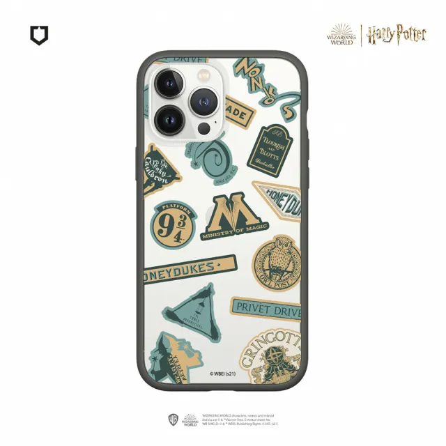 【RHINOSHIELD 犀牛盾】iPhone 13 mini/13 Pro/Max Mod NX手機殼/Sticker-Wizarding World(哈利波特)