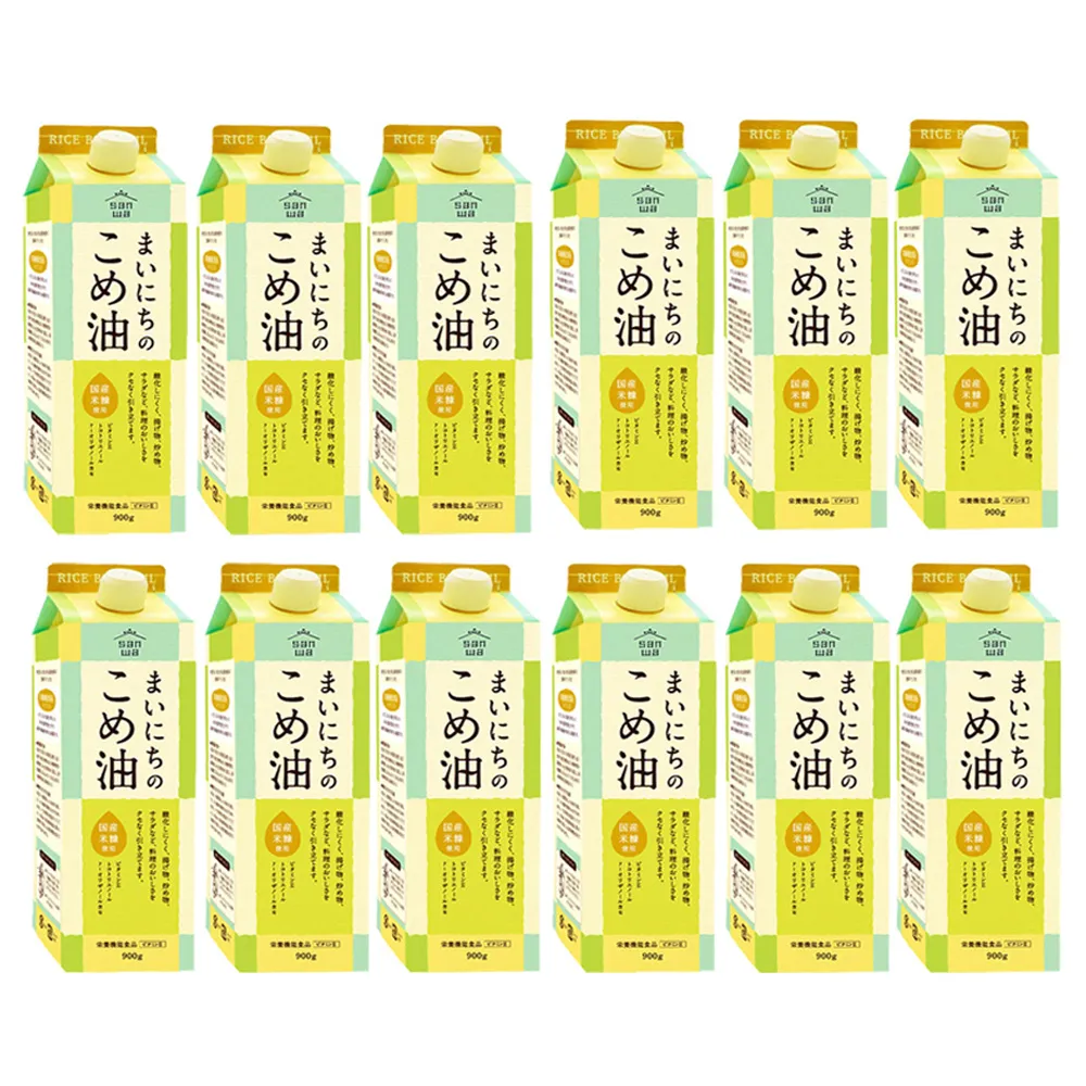 【日本三和Sanwa】日本玄米胚芽油1000ml 6入組(玄米油/炒菜油/日本油/食用油)