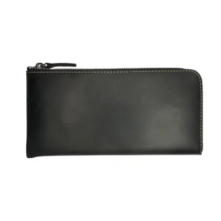 【ROGIV+】瘋馬皮皮革L開口薄型長夾 男用長夾 真皮長夾 中性長夾 R1029(皮革長夾/真皮長夾/長夾)