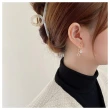 【HaNA 梨花】韓國質感出眾．精緻款四葉草鑲鑽耳環