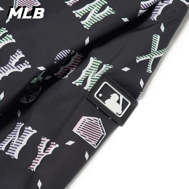 【MLB】女版防風外套 MONOGRAM系列 紐約洋基隊(3FWJM0121-50BKS)