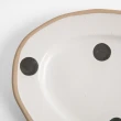 【HOLA】芸點陶瓷12吋橢圓盤 白