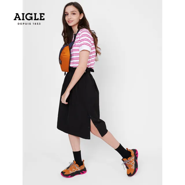 【AIGLE】女 抗UV短袖T恤AG-1P267 三色(女裝 抗UVT恤 短袖T恤)