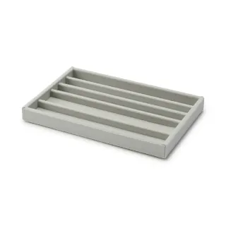 【MUJI 無印良品】灰絨內盒.可堆疊.大/項鍊收納用