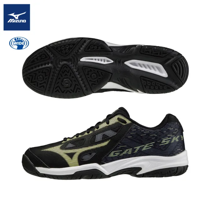 【MIZUNO 美津濃】GATE SKY PLUS 2 寬楦羽球鞋 71GA204045(羽球鞋)