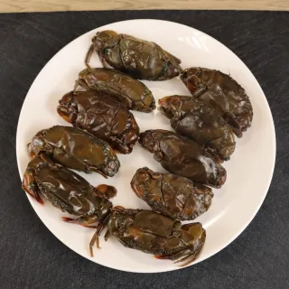 【三頓飯】嚴選冷凍軟殼蟹(4盒_8-10隻/600g/盒)