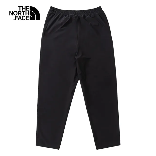 【The North Face 官方旗艦】北面女款黑色DWR防潑水休閒長褲｜5JX3JK3(抗UV)