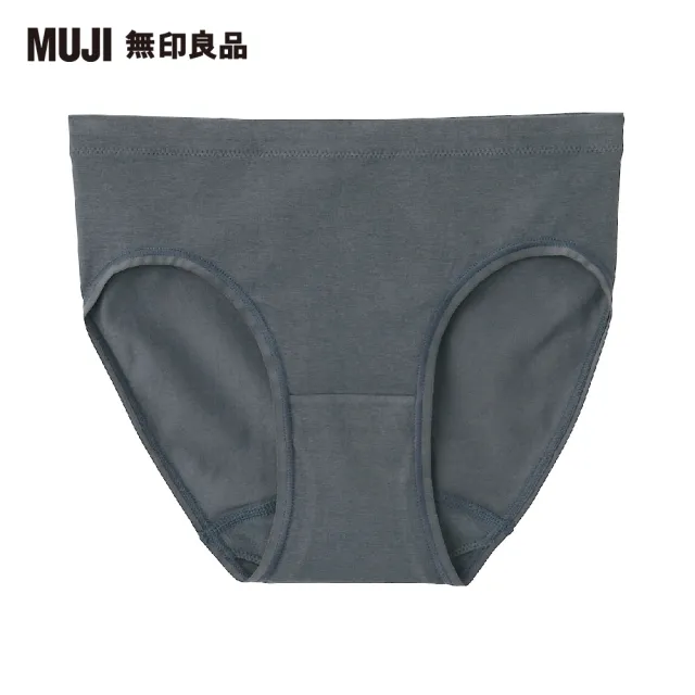 【MUJI 無印良品】女有機棉混彈性天竺日常型生理內褲(共2色)