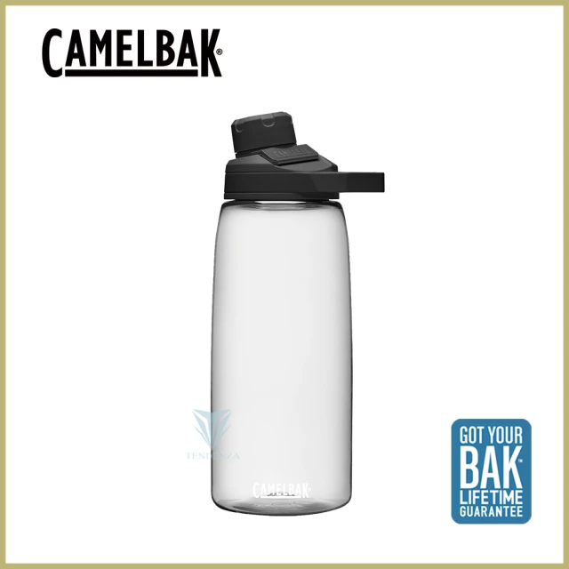 CAMELBAK 1000ml 戶外運動水瓶 晶透白(RENEW/水壺/磁吸蓋)