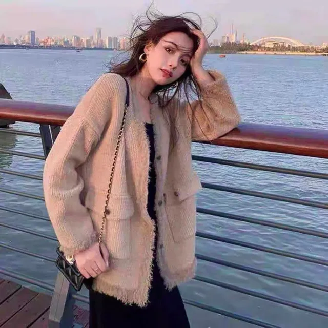 【M SELECT】韓 女款 復古氣質 小香風長袖外套