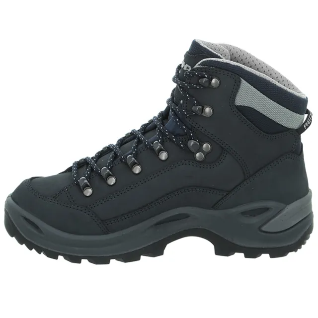 【LOWA】女 中筒多功能健行鞋 海軍藍/灰 RENEGADE GTX MID Ws(LW320945-6930/防水登山鞋)