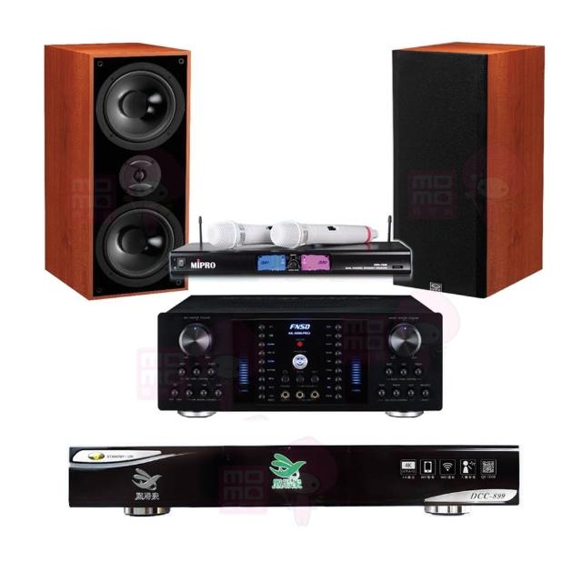 【點將家】DCC-899+FNSD AK-8800 PRO+MR-198+KTF DM-826II(點歌機4TB+擴大機+無線麥克風+喇叭)