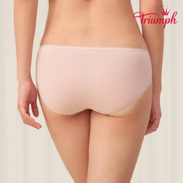 【Triumph 黛安芬】智能恆溫系列 素面中腰平口內褲 M-EL(粉)