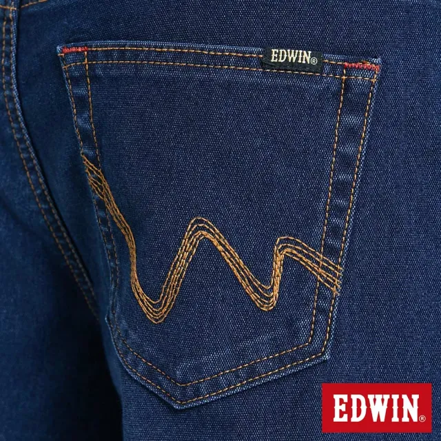【EDWIN】男裝 JERSEYS迦績EJ7透氣錐形AB牛仔褲(酵洗藍)