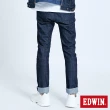 【EDWIN】男裝 大尺碼-503EDGE LINE立體繡窄管牛仔褲(原藍色)