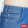 【EDWIN】女裝 JERSEYS迦績EJ2透氣修身七分牛仔褲(石洗藍)
