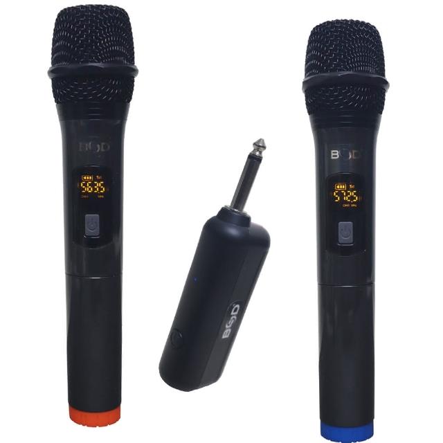 【OMAX】UHF 輕量型 1 對 2 無線麥克風