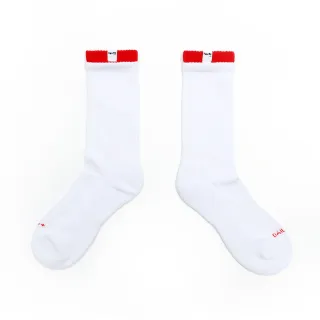 【HOWDE LAB】Layer Red 紅色 雙層襪 銀離子 抗菌纖維 除臭襪 中高筒襪 長襪 男女款