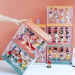 【HaRu日春生活】彩色模型展示公仔盒-1入(展示盒 模型收納盒 收納盒 扭蛋公仔娃娃收納盒 收藏盒 盲盒)