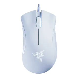 【Razer 雷蛇】2入組 DeathAdder Essential ★奎蛇標準版 有線電競滑鼠(白色)