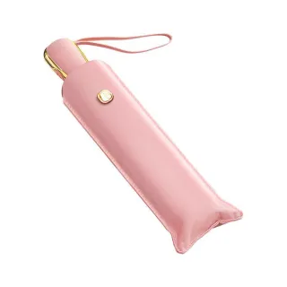 【OLYCAT】五折 簡約 扁頭 雨傘 折疊傘 自動傘(四色任選)