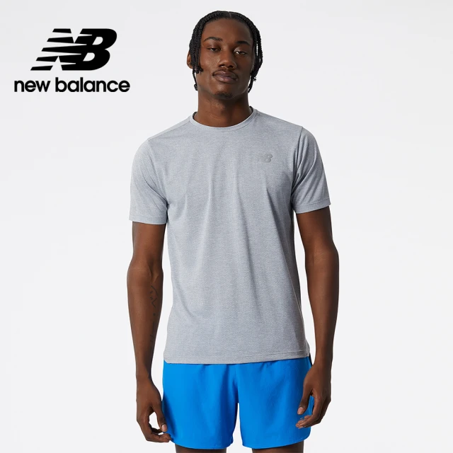 【NEW BALANCE】NB ICEX短袖T_男裝_灰色_AMT21262AG(亞版 版型正常)