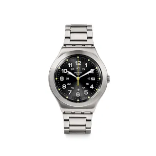 【SWATCH】Irony 金屬系列手錶 HAPPY JOE LIME AGAIN 金屬錶 男錶 女錶 瑞士錶 錶(42.7mm)