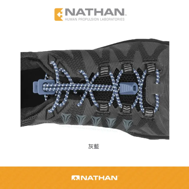 【NATHAN】反光快扣鞋帶 Reflective Lock Laces(長跑/快扣鞋帶/免綁鞋帶/反光/夜跑)