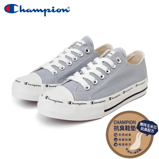 【Champion】女 帆布鞋 休閒鞋 CLASSIC CP CANVAS-淺藍(USLS-1013-60)