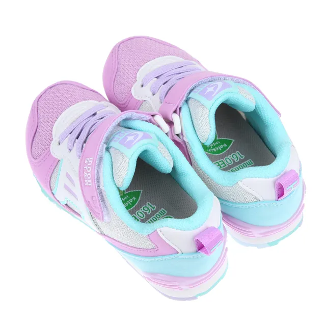 【布布童鞋】Moonstar日本月Hi系列粉紫色兒童機能運動鞋(I2G239F)