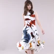 【PANGCHI 龐吉】印象風彩繪印花純棉洋裝(2118002/11/12/13/61/62/63)