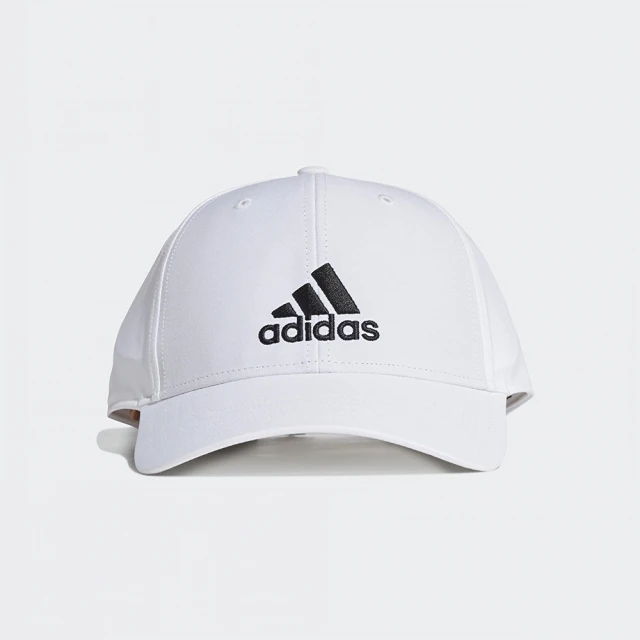 【adidas 愛迪達】帽子 棒球帽 遮陽帽 運動帽 白 GM6260(2849)