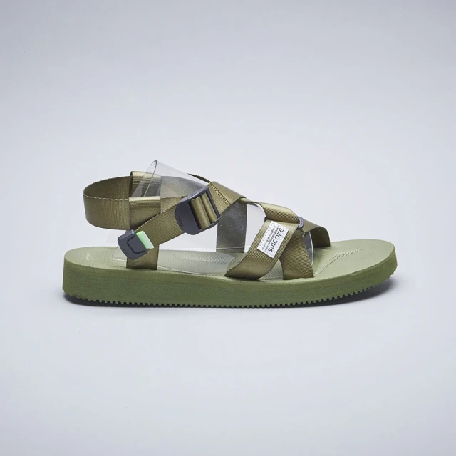 SUICOKE CHIN2-CAB OG-023-2CAB 軍綠 綁帶 抗菌內裡 魔鬼氈 涼鞋 SK210232CABOL