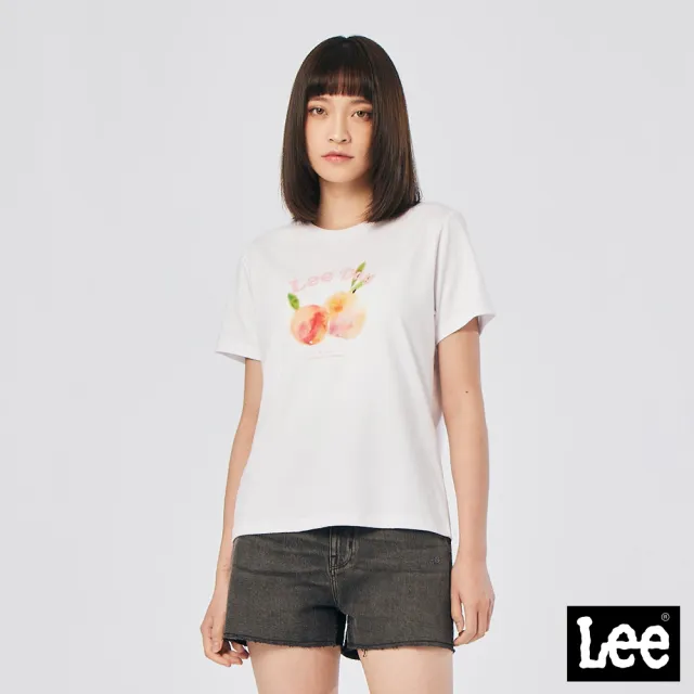 【Lee 官方旗艦】女裝 短袖T恤 / 水果印花 共2色 標準版型(LL220205K14 / LL220205K11)