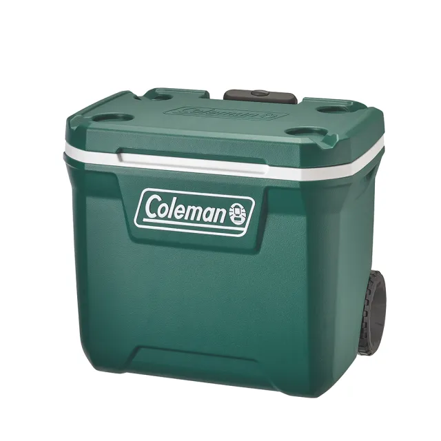 【Coleman】47.3L XTREME永恆綠拉桿冰箱 / CM-37235(露營冰桶 保冰桶 保冷冰桶)