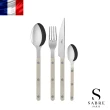 【Sabre Paris】Bistrot復古酒館純色系列-不鏽鋼餐具4件組(多色任選)