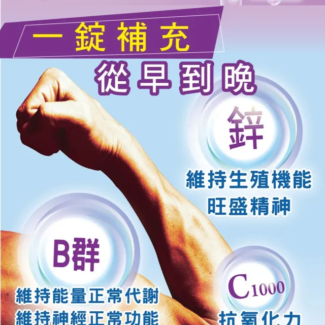 【雅譽生醫】活力C1000+鋅 發泡錠15顆/盒(維生素C1000 發泡錠 高單位)