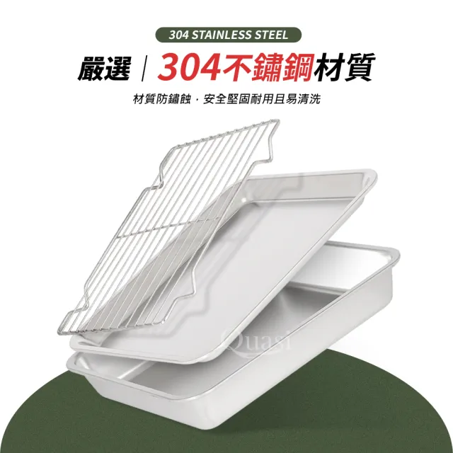 【Nerez】耐樂斯304不鏽鋼雙層附架調理盤30cm