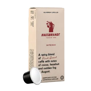【HAUSBRANDT】INTENSO 咖啡膠囊(10入/盒 適用於Nesspresso膠囊咖啡機)