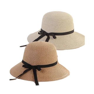 【MGSHOP】日系渡假手工草帽 遮陽帽 海灘帽(經典女神款/2色)