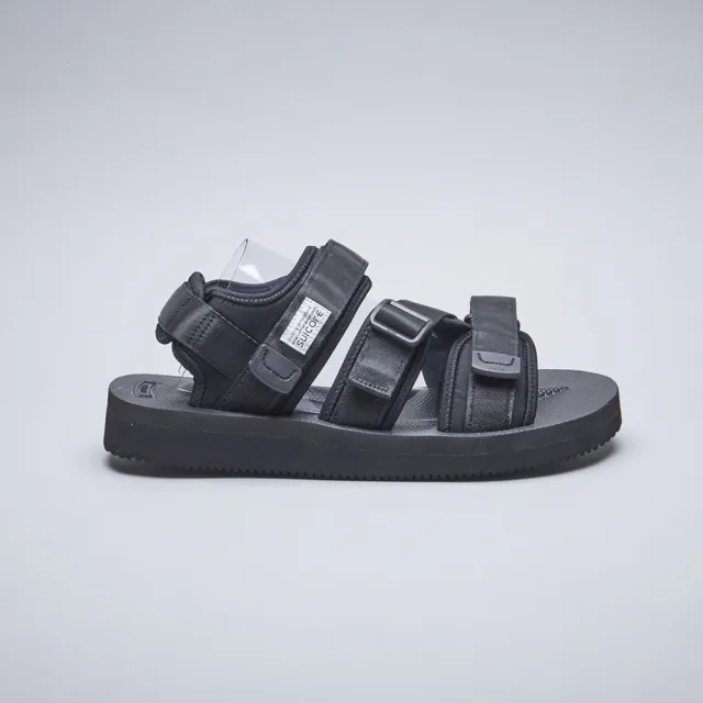 【SUICOKE】KISEE-V OG-044V 黑色 魔鬼氈 VIBRAM 黃金大底 斜帶 涼鞋 SK22044VBK