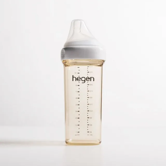 【hegen】金色奇蹟PPSU多功能方圓型寬口奶瓶-330ml(單入)