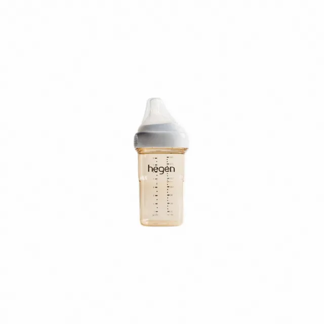 【hegen】金色奇蹟PPSU多功能方圓型寬口奶瓶-240ml(單入)